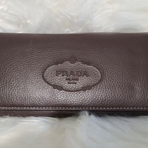 Vintage Prada Milano Dal 1913 Leather Wallet